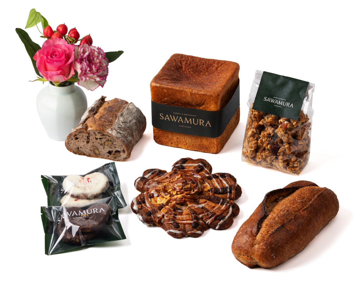 母の日 パンセット & お花を贈れるギフトチケット