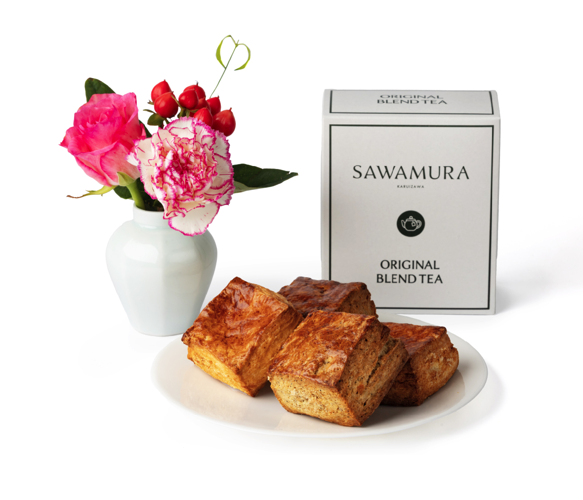 母の日 スコーンセット & お花を贈れるギフトチケット