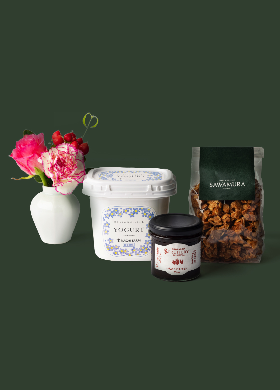 母の日 パングラノーラセット & お花を贈れるギフトチケット